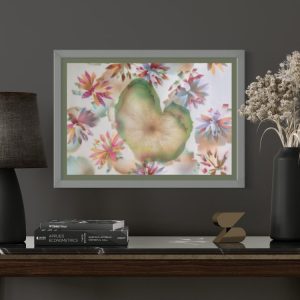 "Celebration", an airbrushed painting on paper